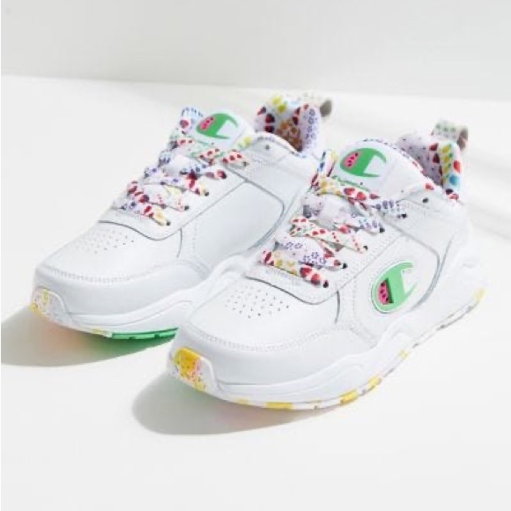 Susan Alexandra x Champion tennis shoes